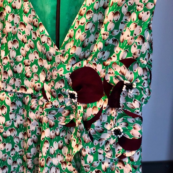 Moulinette Soeurs Silk Dress - size 2 - Picture 3 of 6